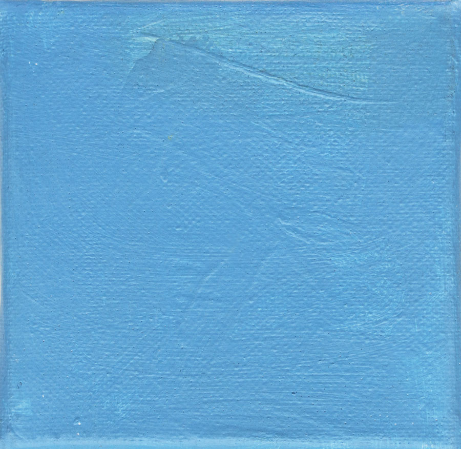 SKY / HEAVEN, 10 × 10 cm, oil on canvas, 2017   /   NIEBO, 10 × 10 cm, olej na płótnie, 2017
