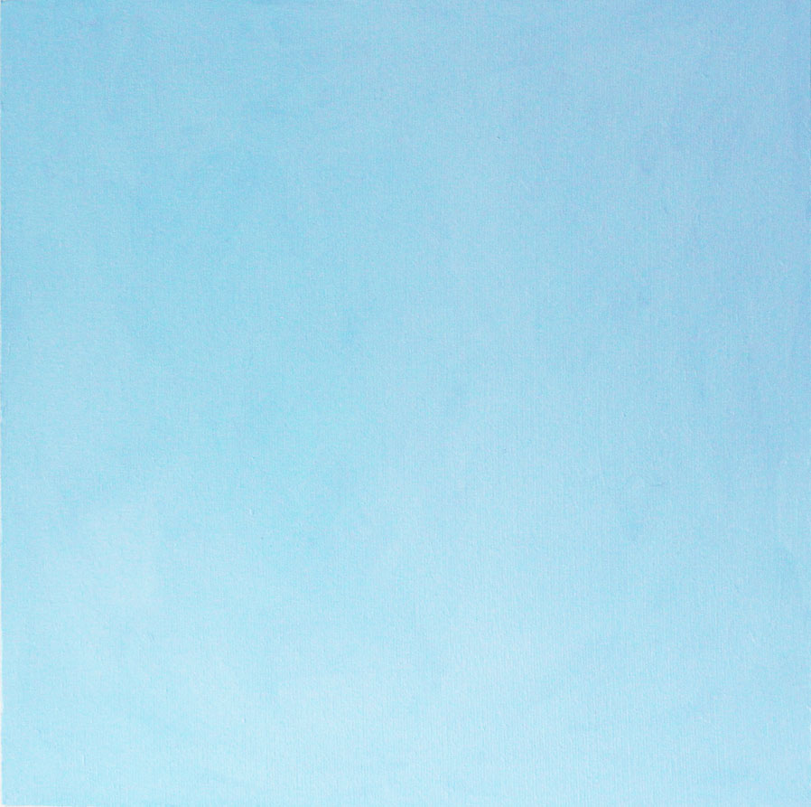 SKY / HEAVEN, 30 × 30 cm, oil on canvas, 2019   /   NIEBO, 30 × 30 cm, olej na płótnie, 2019