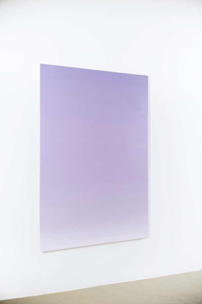 Violet Sky, 110 × 70 cm, oil on canvas, 2021   /   Violet Sky, 110 × 70 cm, olej na płótnie, 2021 